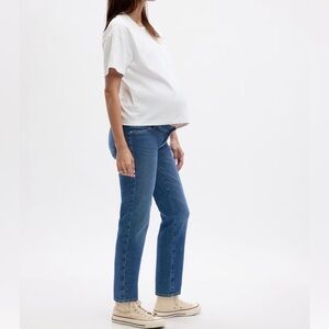 GAP Maternity Inset Panel Girlfriend Jeans 27 long